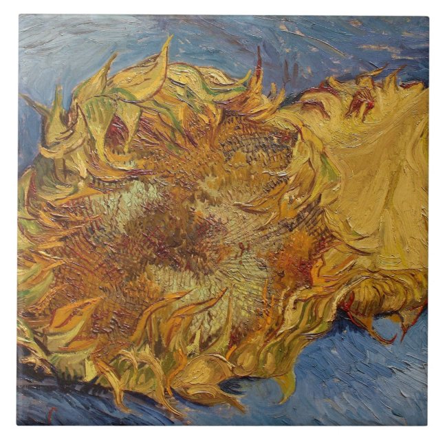 Vincent van Gogh | Sunflowers, 1887 Tile (Front)