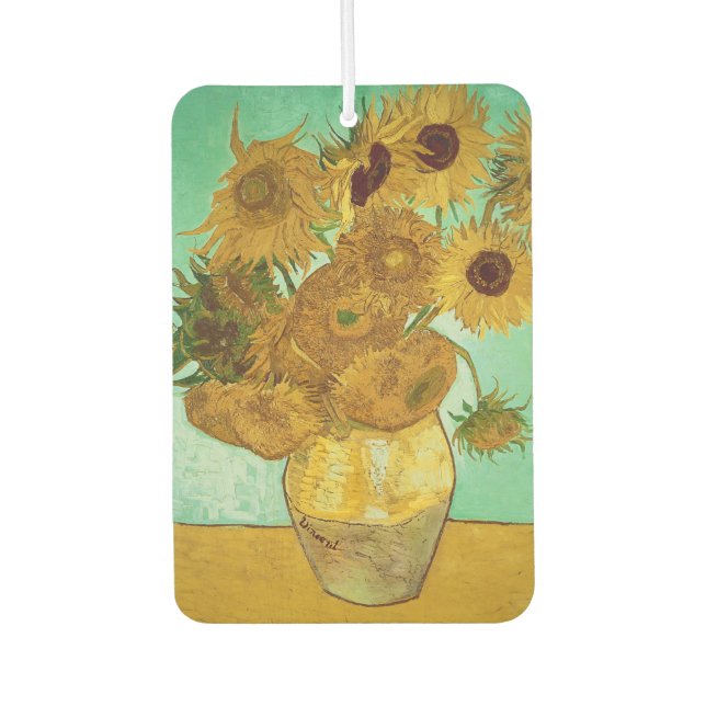 Vincent van Gogh | Sunflowers, 1888 Car Air Freshener (Front)