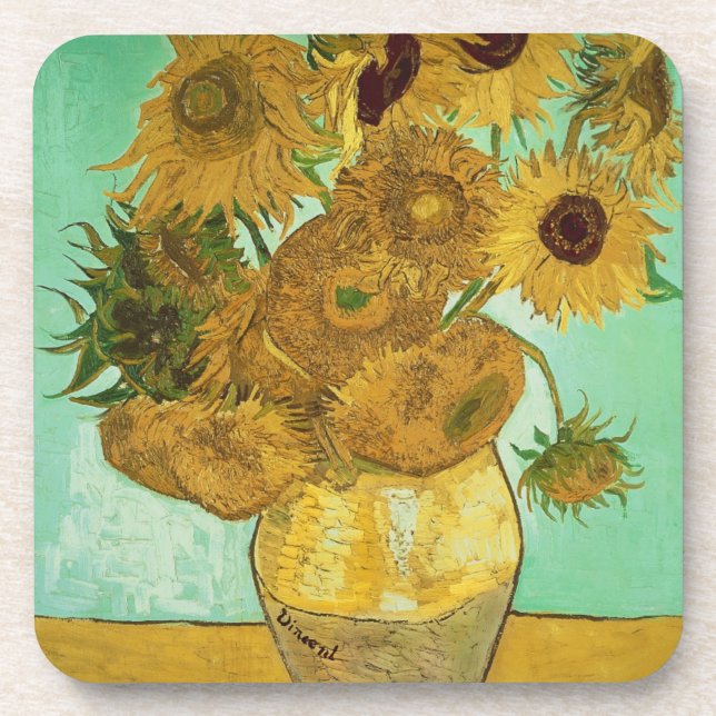 Vincent van Gogh | Sunflowers, 1888 Coaster (Front)