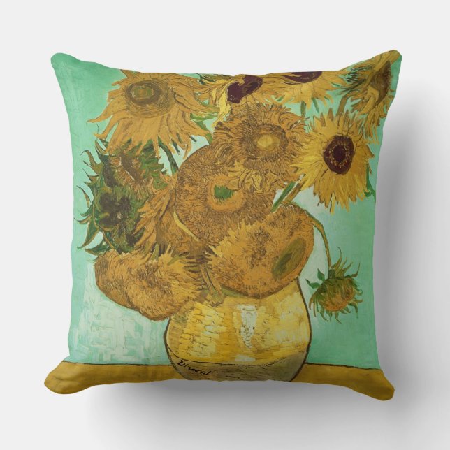 Vincent van Gogh | Sunflowers, 1888 Cushion (Front)