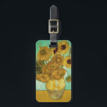 Vincent van Gogh | Sunflowers, 1888 Luggage Tag<br><div class="desc">Image Collection Number:  BAL20294  Sunflowers,  1888 (oil on canvas). Gogh,  Vincent van (1853-90) oil on canvas. Neue Pinakothek,  Munich,  Germany .  1888</div>