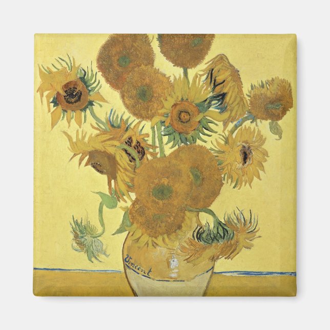 Vincent van Gogh | Sunflowers, 1888 Magnet (Front)