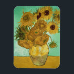 Vincent van Gogh | Sunflowers, 1888 Magnet<br><div class="desc">Image Collection Number:  BAL20294  Sunflowers,  1888 (oil on canvas). Gogh,  Vincent van (1853-90) oil on canvas. Neue Pinakothek,  Munich,  Germany .  1888</div>