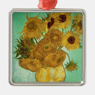 Vincent van Gogh Sunflowers, 1888 Metal Tree Decoration