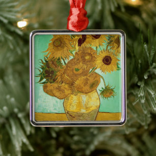 Vincent van Gogh Sunflowers, 1888 Metal Tree Decoration