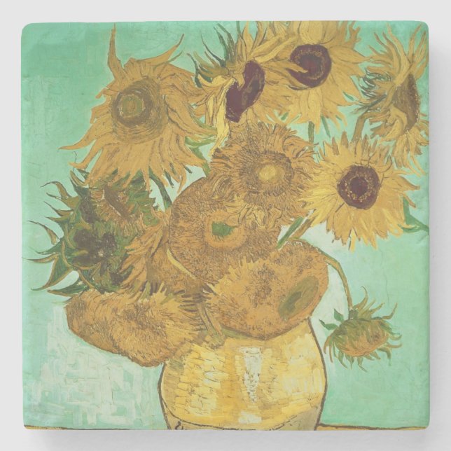 Vincent van Gogh | Sunflowers, 1888 Stone Coaster (Front)