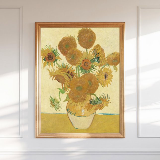 Vincent Van Gogh Sunflowers 1888 Vintage Floral Poster (Creator Uploaded)