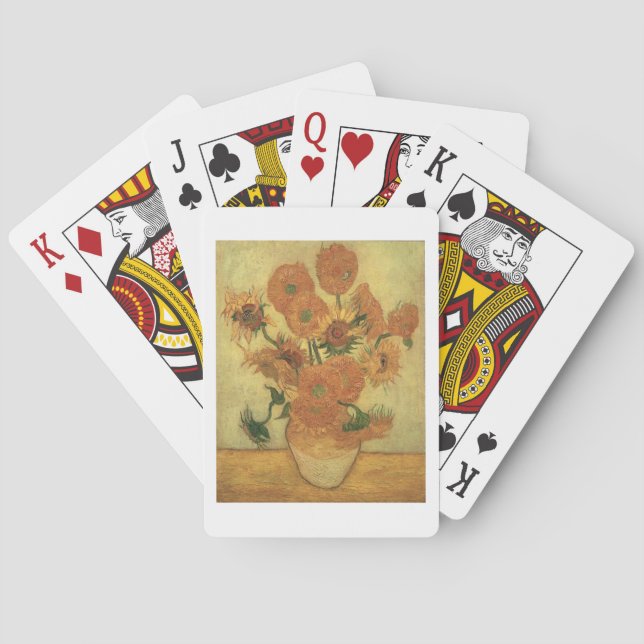 Vincent van Gogh | Sunflowers, 1889 Playing Cards (Back)