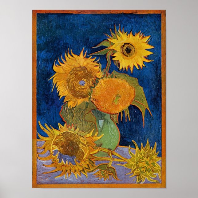 Vincent Van Gogh - Sunflowers, 2nd Version Poster (Front)