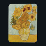 Vincent Van Gogh - Sunflowers, 3rd Version Magnet<br><div class="desc">Vincent Van Gogh - Sunflowers,  Sonnenblumen,  Third Version,  1888.</div>