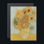Vincent Van Gogh - Sunflowers, 3rd Version Magnetic Invitation<br><div class="desc">Vincent Van Gogh - Sunflowers,  Sonnenblumen,  Third Version,  1888.</div>