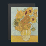 Vincent Van Gogh - Sunflowers, 3rd Version Magnetic Invitation<br><div class="desc">Vincent Van Gogh - Sunflowers,  Sonnenblumen,  Third Version,  1888.</div>