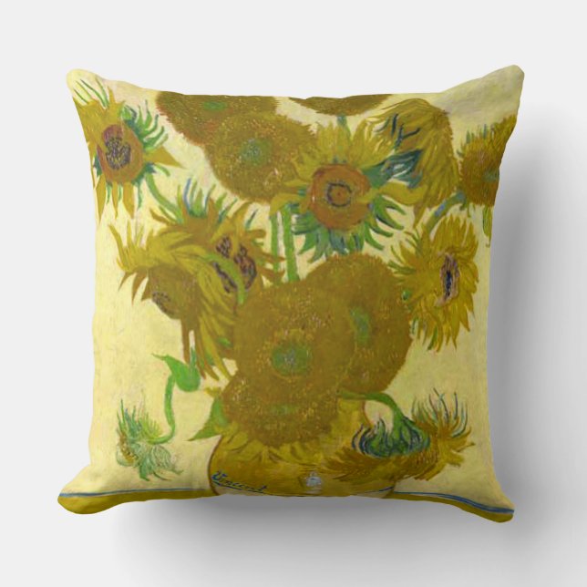 Vincent Van Gogh Sunflowers Cushions (Front)