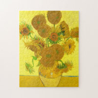Vincent Van Gogh Sunflowers fine art for kids