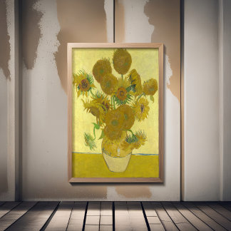 Vincent Van Gogh - Sunflowers, Fourth Version Poster