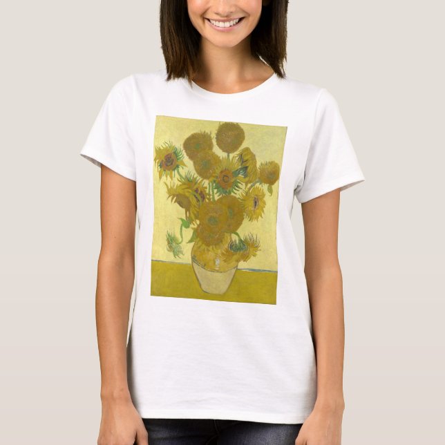 Vincent Van Gogh - Sunflowers, Fourth Version T-Shirt (Front)