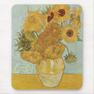 Vincent Van Gogh - Sunflowers Mouse Mat