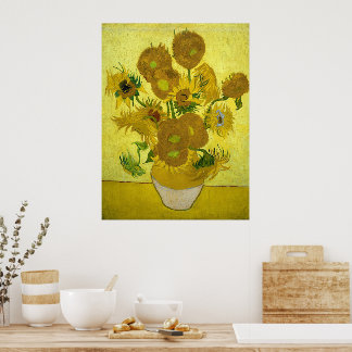 Vincent Van Gogh Sunflowers  Poster