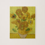 Vincent Van Gogh Sunflowers Puzzle<br><div class="desc">Vincent Van Gogh is one of the most admired and beloved artists in history. His Sunflowers painting is among his most recognisable and celebrated achievements. You can now take it home with you and put together this puzzle for hours of challenging fun! Many sizes to choose from, from beginner to...</div>