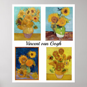 Vincent Van Gogh Sunflowers Serie Poster