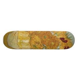 Vincent Van Gogh -  Sunflowers Skateboard