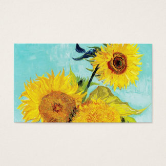 Vincent van Gogh Sunflowers Vase First Turquoise
