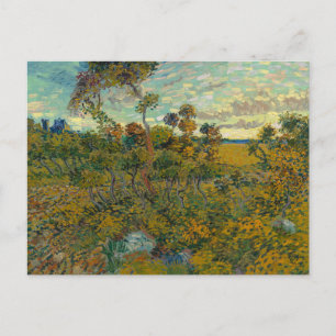 Vincent Van Gogh, Sunset At Montmajour Postcard