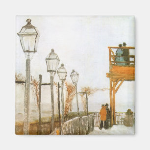 Vincent van Gogh - Terrace and Observation Deck Magnet