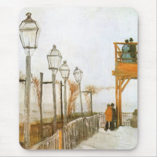 Vincent van Gogh - Terrace and Observation Deck Mouse Mat