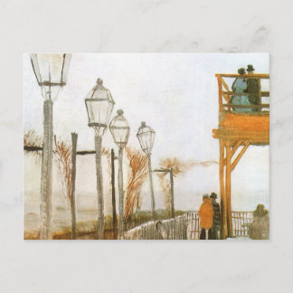 Vincent van Gogh - Terrace and Observation Deck Postcard