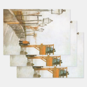 Vincent van Gogh - Terrace and Observation Deck Wrapping Paper Sheet