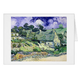 Vincent van Gogh   Thatched cottages at Cordeville