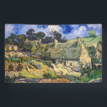 Vincent Van Gogh - Thatched Cottages at Cordeville Banner<br><div class="desc">Thatched Cottages at Cordeville / Houses with Thatched Roofs,  Cordeville / Chaumes de Cordeville à Auvers-sur-Oise by Vincent Van Gogh in 1890</div>