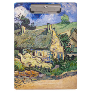 Vincent Van Gogh - Thatched Cottages at Cordeville Clipboard