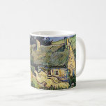 Vincent Van Gogh - Thatched Cottages at Cordeville Coffee Mug<br><div class="desc">Thatched Cottages at Cordeville / Houses with Thatched Roofs,  Cordeville / Chaumes de Cordeville à Auvers-sur-Oise by Vincent Van Gogh in 1890</div>