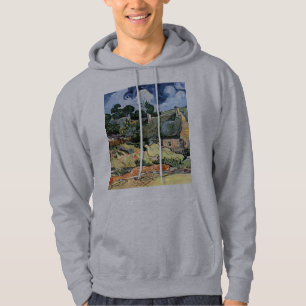 Vincent van Gogh - Thatched Cottages at Cordeville Hoodie
