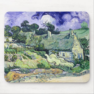 Vincent van Gogh   Thatched cottages at Cordeville Mouse Mat