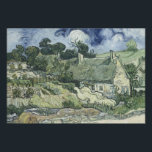 Vincent van Gogh - Thatched Cottages at Cordeville Photo Print<br><div class="desc">Thatched Cottages at Cordeville by Vincent van Gogh, 1890. Vincent van Gogh was a Dutch Post-Impressionist painter who is among the most famous and influential figures in the history of Western art. In just over a decade he created approximately 2100 artworks, including around 860 oil paintings, most of them in...</div>