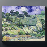 Vincent van Gogh | Thatched cottages at Cordeville Plaque<br><div class="desc">Image Collection Number:  XIR33772  Thatched cottages at Cordeville,  Auvers-sur-Oise,  1890 (oil on canvas). Gogh,  Vincent van (1853-90) oil on canvas. Musee d'Orsay,  Paris,  France Giraudon.  1890</div>