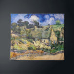 Vincent Van Gogh - Thatched Cottages at Cordeville Tapestry<br><div class="desc">Thatched Cottages at Cordeville / Houses with Thatched Roofs,  Cordeville / Chaumes de Cordeville à Auvers-sur-Oise by Vincent Van Gogh in 1890</div>