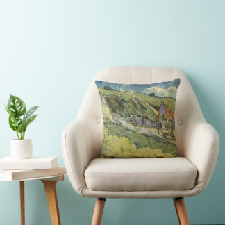 Vincent van Gogh - Thatched Cottages Cushion