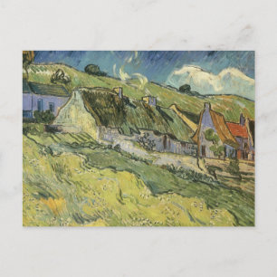 Vincent van Gogh - Thatched Cottages Postcard