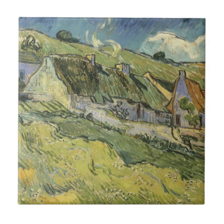 Vincent van Gogh - Thatched Cottages Tile