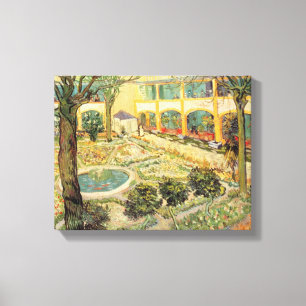 Vincent van Gogh   The Asylum Garden at Arles Canvas Print
