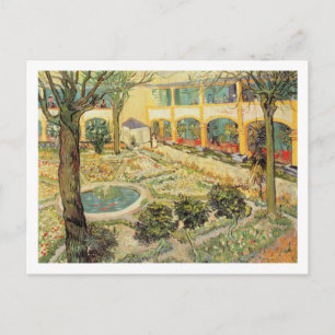 Vincent van Gogh The Asylum Garden at Arles Postcard