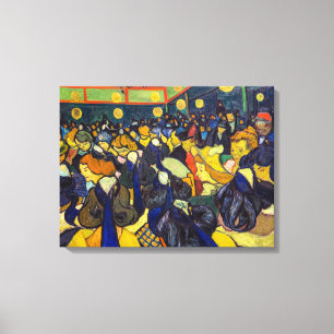 Vincent van Gogh - The ballroom at Arles Canvas Print