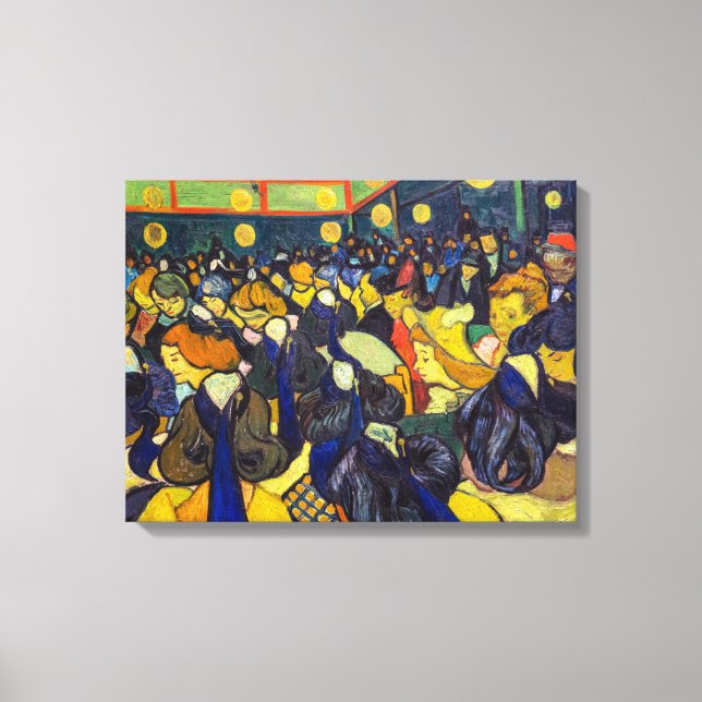 Vincent van Gogh - The ballroom at Arles Canvas Print (Front)