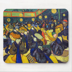 Vincent van Gogh - The ballroom at Arles Mouse Mat