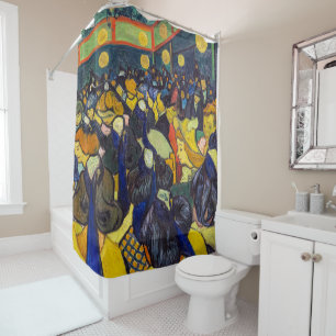 Vincent van Gogh - The ballroom at Arles Shower Curtain