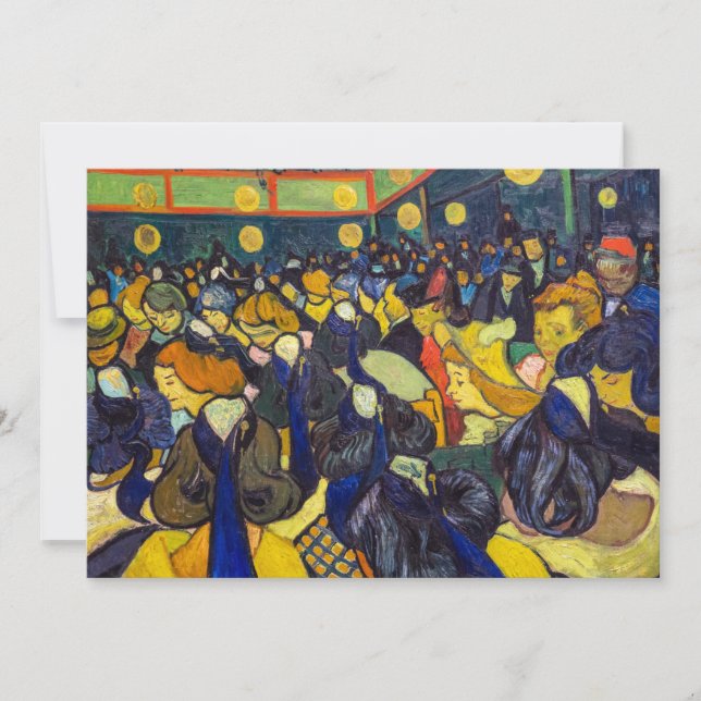 Vincent van Gogh - The ballroom at Arles Thank You Card (Front)